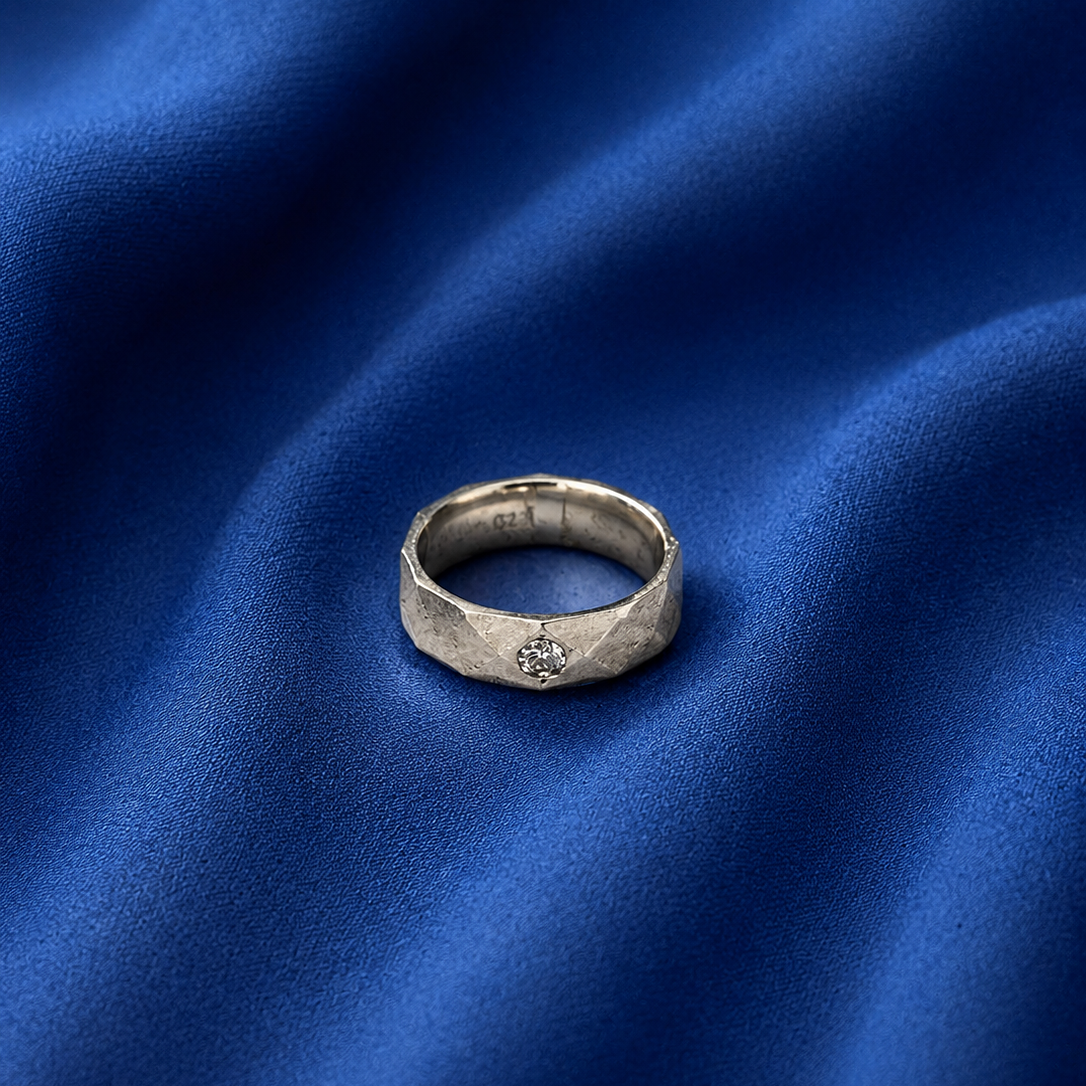 Boys Silver Band Ring